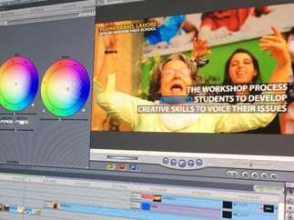 Editing and colour grading